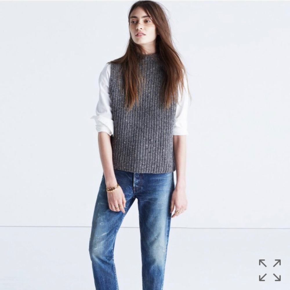Madewell Landward Sleeveless Sweater